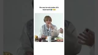 tae knows that jk stares at his food so he feeds him🤧😩taekook shortvideo [upl. by Fanestil]