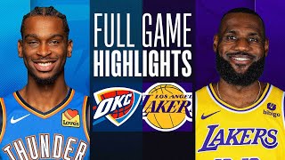 THUNDER at LAKERS  FULL GAME HIGHLIGHTS  January 15 2024 [upl. by Frodine]