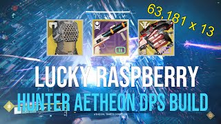 Lucky Raspberry Hunter Build for Aetheon up to 15Million Damage Destiny 2 [upl. by Derayne]