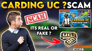 HOW TO PURCHASE CARDING UC IN PUBG MOBILE AND BGMI🤓 BGMI UC CARDING REAL TROUTH [upl. by Amata900]