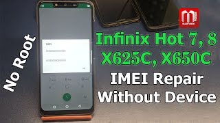 How To Change IMEI Number On Android Infinix Hot 7 No Device No Root [upl. by Kaila]