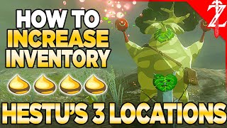 How to Increase Your Inventory with Hestu Expansion Cost amp Reward in Tears of the Kingdom [upl. by Vani]