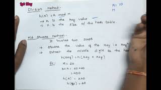 Hash function and types of functions  Hash Function  Data Structures [upl. by Nnylatsirk]