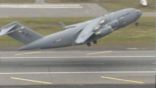 Accident video of USAF C17 Globemaster at Elmendorf [upl. by Geller513]