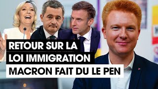 Loi immigration  Macron fait du Le Pen   Adrien Quatennens [upl. by Leith]