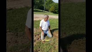 Replanting Grass That We Dug Up [upl. by Rawlinson651]