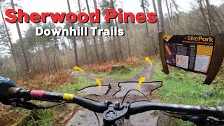 Sherwood Pines MTB Every DH track completed ✔✔✔ [upl. by Enyar]