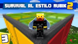 Survival al Estilo Rubik 2 3  Cubo de Yo y Elytra [upl. by Anoik197]