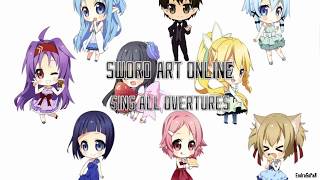 Sword Art Online ソードアート・オンライン  Sing All Overtures Color Coded LyricsJPNROMENGINA [upl. by Candless]