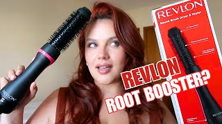 I TRIED THE REVLON 1 STEP ROOT BOOSTER  PORT amp ENGLISH cc [upl. by Canice]