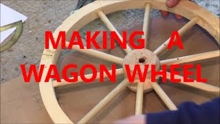 MAKING A WAGON WHEEL  WOODWORKING [upl. by June]