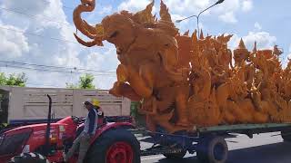 Thailands EPIC Candle Festival in Ubon Ratchathani [upl. by Notrab]