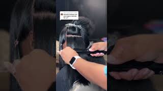 Gorgeous silk press and layers silkpress haircare tutorial [upl. by Yankee]