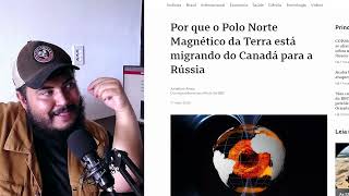 MUDANÇA MAGNÉTICA AGORA VIRA MATERIA DE JORNAL POLO MAGNÉTICO DO NORTE E A RÚSSIA [upl. by Nedrob]