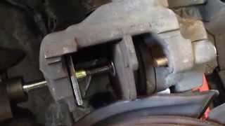 Mercedes SLK CLK Brake Job DIY brake pad replacement [upl. by Edmonds728]