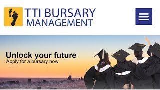 TTI BURSARY APPLICATION 2024 [upl. by Guilbert]