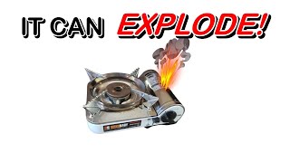 Portable Butane Mini Gas Stove It can Explode [upl. by Joachima]