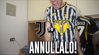 ANNULLATECI ANCHE QUESTO MI SENTO MALE REAZIONE AGLI ULTIMI 10 MINUTI DI JUVE VERONA 10 [upl. by Kerge360]