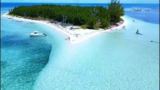 Sandy Cay West End Bahamas Single Engine trip from Florida in a 21 feet Crooked Pilot House Boat [upl. by Itsa]