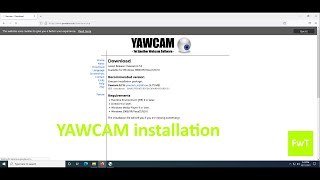 Yawcam installation for beginners [upl. by Locke]