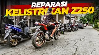 Reparasi Kelistrikan Kawasaki Z250  KELAR GA YA [upl. by Lia208]