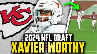 Xavier Worthy Highlights 🔴 Welcome to the KC Chiefs [upl. by Halbert]