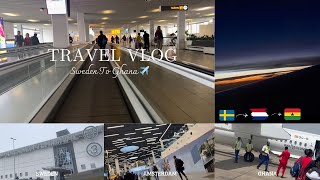 Travelling to Ghana🇬🇭 for the first time in 🔟 years🫢  SWEDEN TO GHANA  TRAVEL VLOG 3  DaysVlog 4 [upl. by Shaff]