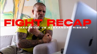 FIGHT RECAP  VASO BAKOČEVIĆ VS ALEXANDRE RIBEIRO [upl. by Nosrac]