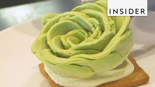 Avocado Toast Ice Cream From Dominique Ansel [upl. by Esiuqcaj]