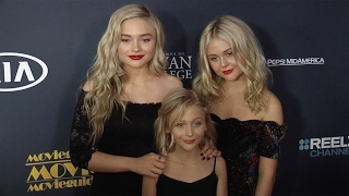 Alyvia Alyn Lind Natalie Alyn Lind Emily Alyn Lind 2017 Movieguide Awards Red Carpet [upl. by Mountfort618]