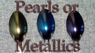 GunplaVsDoll  Gunpla paint test  Pearls or Metallics [upl. by Asiuol]