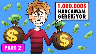 24 Saat İçinde 1000000 Dolar Harcamam Gerekiyor  Part 2 [upl. by Rosalba225]