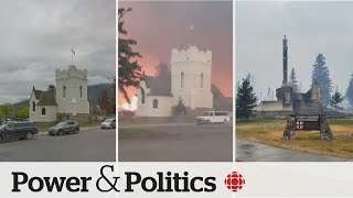 ‘History has been lost’ Iconic Anglican church destroyed by Jasper wildfire  Power amp Politics [upl. by Harrus]