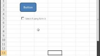 Assign a Macro to a Button Check box or any object in Microsoft Excel [upl. by Nyar713]