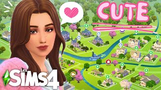 Une save trop cute pour les Sims 4 et elle est en français   Présentation de save file Sims 4 🌎 [upl. by Ruenhs]