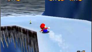 Super Mario 64  Ice Level  Slide Shortcut [upl. by Korfonta]