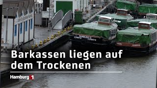 Zu wenig Wasser in der Elbe Schiffsverkehr eingeschränkt [upl. by Jollanta]