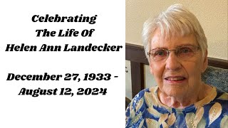 Celebrating The Life Of Helen Ann Landecker [upl. by Sigler335]