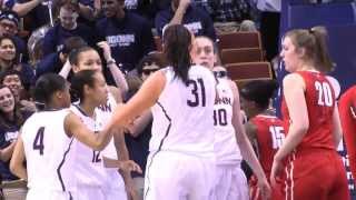 UConns Breanna Stewarts Monster Block vs Rutgers [upl. by Nyral]