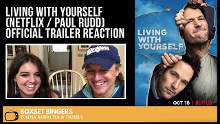 Living WIth Yourself Netflix Series  PAUL RUDD Official Trailer  The Boxset Bingers REACTION [upl. by Airehtfele]