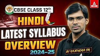 CBSE Class 12 Hindi Latest Syllabus Overview 202425 📚✅ [upl. by Akerdnahs42]