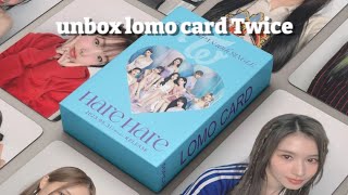 ✨unbox lomo card Twice ✨ [upl. by Pip]