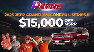 Get a 2023 Jeep Grand Wagoneer 15000 OFF MSRP  Payne Rio Dodge  Rio Grande City Dodge Texas [upl. by Ofilia]