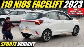 Grand i10 Nios Sportz 2023  Most Feature Rich amp Value For Money  Walkaround with On Road Price [upl. by Vachil901]