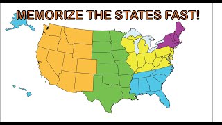 Memorize the states fast ace your test Also practice loop video available in the description [upl. by Aihsemat525]