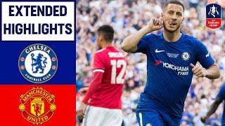 Chelsea 10 Manchester United  Hazard Wins it for Chelsea  Emirates FA Cup Final 201718 [upl. by Netnert]