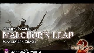 Guild Wars 2  Jumping Puzzle  Malchors Leap Scavengers Chasm  Orb Locations [upl. by Edme]