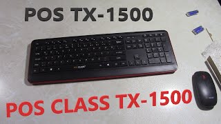 POS CLASS TX1500 KABLOSUZ KLAVYE MOUSE SET KUTU AÇIMI [upl. by Tiphani72]