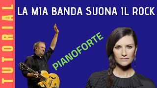 La mia banda suona il rock Ivano Fossati  PIANOFORTE TUTORIAL [upl. by Ydna68]