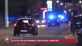 Squillace CZ In auto con 350 grammi di droga arrestati [upl. by Eno]